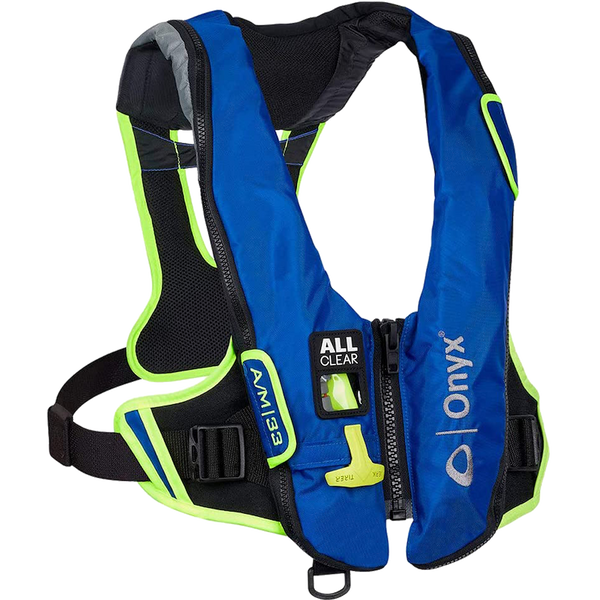PFD - Personal Floatation Device; A/M-33 Impulse All Clear Inflatable Life Jacket, Adult, Blue