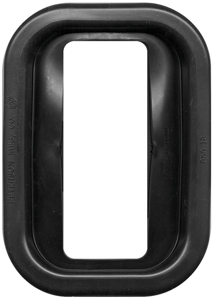 GROM RECT PVC RUB FLUSH MNT 6.29'X4
