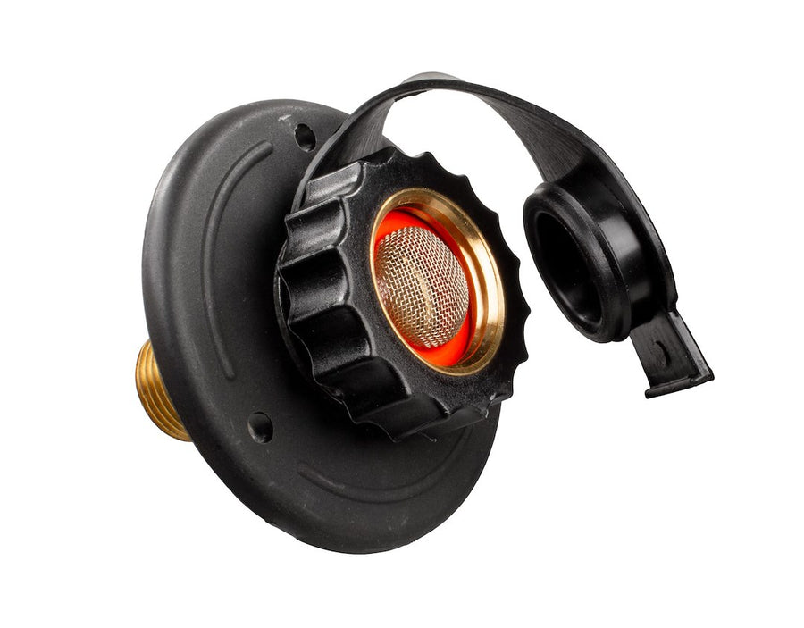 CITY WATER FLANGE  BLACK  MPT