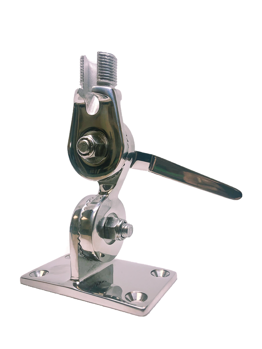 STAINLESS STEEL RATCHET MOUNT W/ 1'