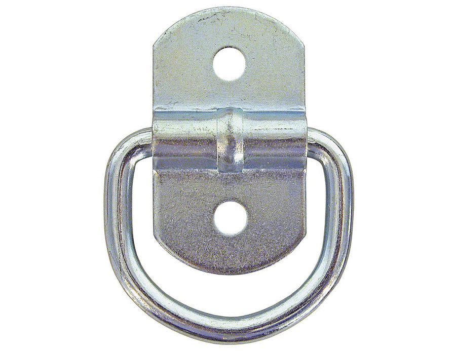D-RING 1.5X1.25X.22 W/CLIP ZN SPCL
