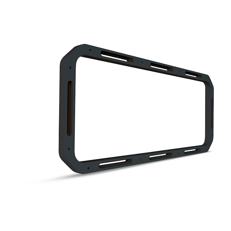 RV-FS16SPB 16MM SND PNL SPACER BLK.