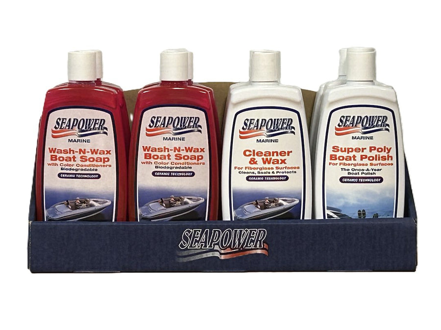 SEAPOWER CLEANING PRODUCTS COUNTER