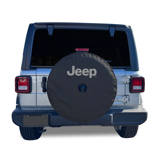 HEAVY DUTY JEEP LOGO SPARE TIRE COV