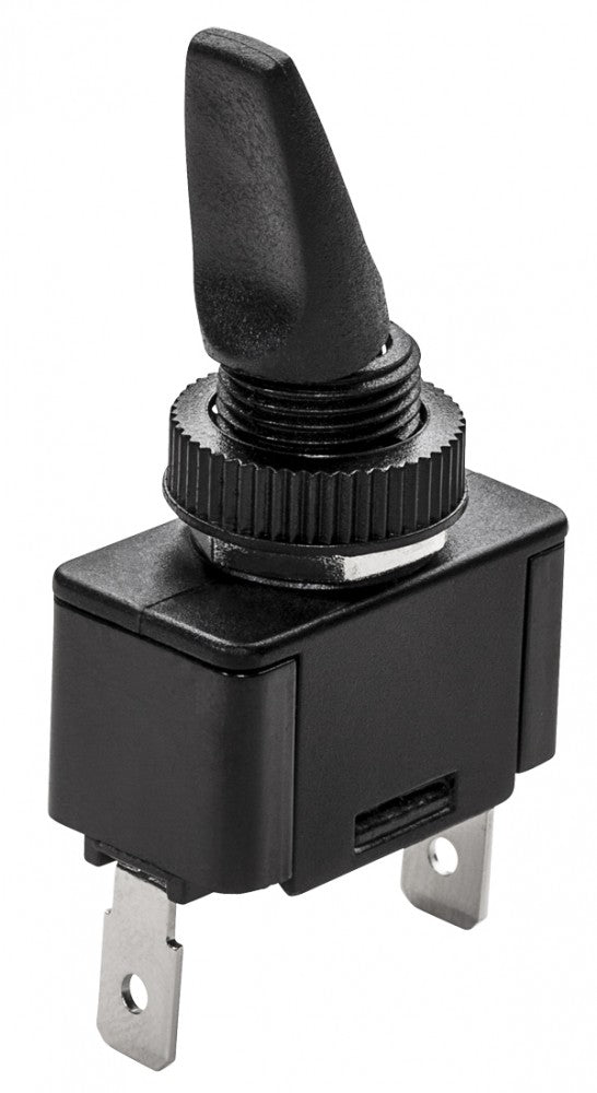 BLACK TOGGLE SWITCH (MOM. ON/OFF)