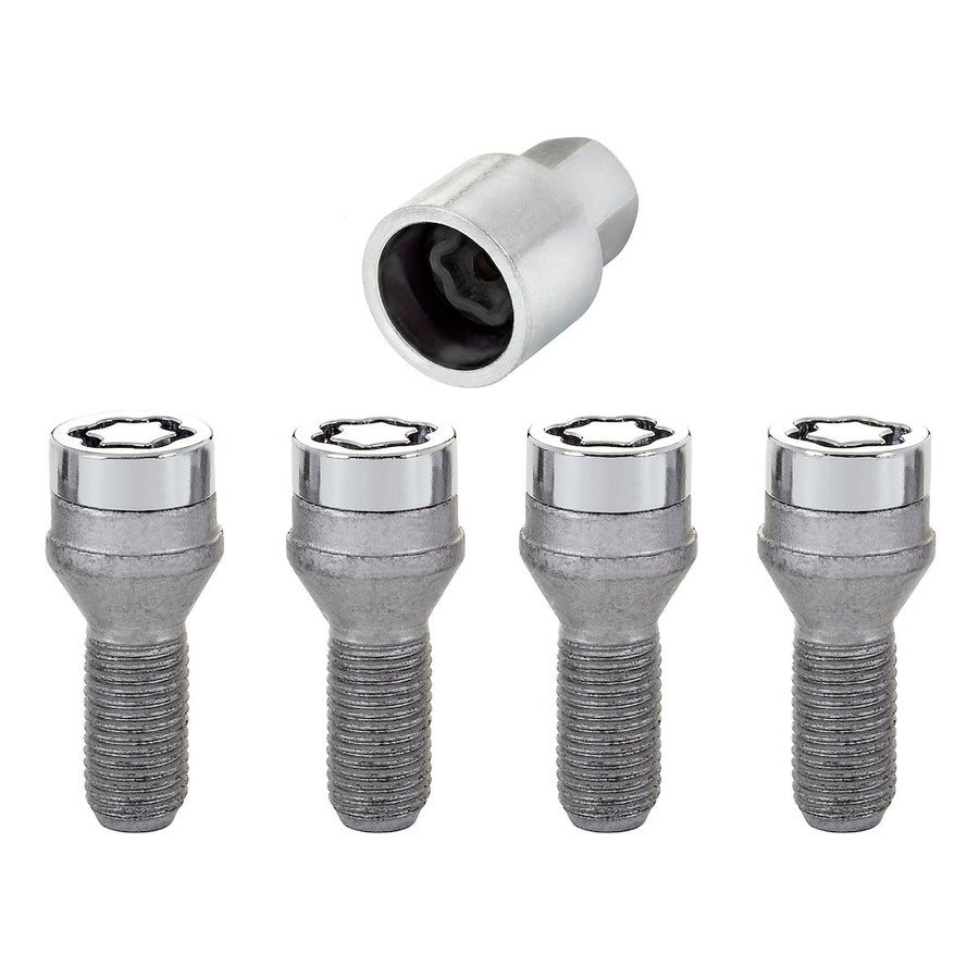 WHL LCK SET 14X1.25 SET 4LOCKS 1KEY