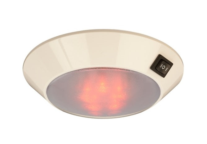 WHITE PLASTIC LED DOME LIGHT
