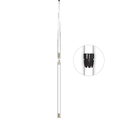 VHF ANTENNA 16' 10DB WHITE W/RUPP