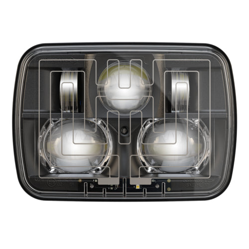 8910-EV2 12/24V DOT/ECE RHT HTD BLK