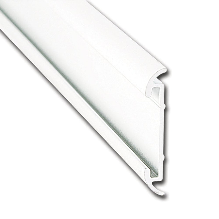 FLAT TRIM W/ P.WHT 8' EA