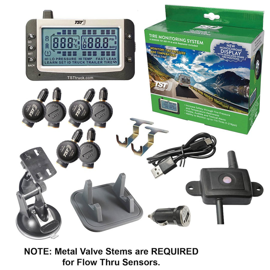 507 TPMS 6 F-T SNSR W/REP BATT/REP
