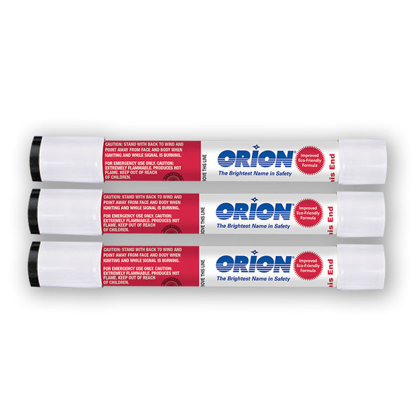 Orion 265 Distress Signal Kit; Locate Basic-3; Hand Held Red Signal Flare