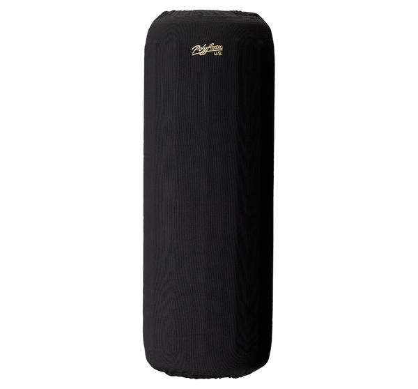 Polyform 04175569 Boat Fender Cover; EFC-Series; EFC-4 Model; For Use With Polyform HTM-4 Boat Fender; 13-1/2 Inch Diameter x 34.8 Inch Length; Polyester Fabric; Black; Single