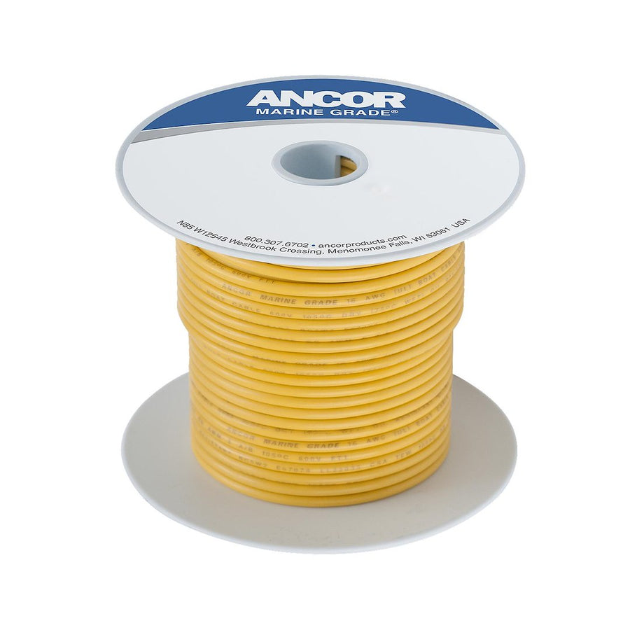 100' #16 YELLOW TINNED COPPER