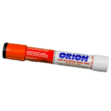 Orion 956 Distress Signal Kit; Handheld Orange Smoke Signa