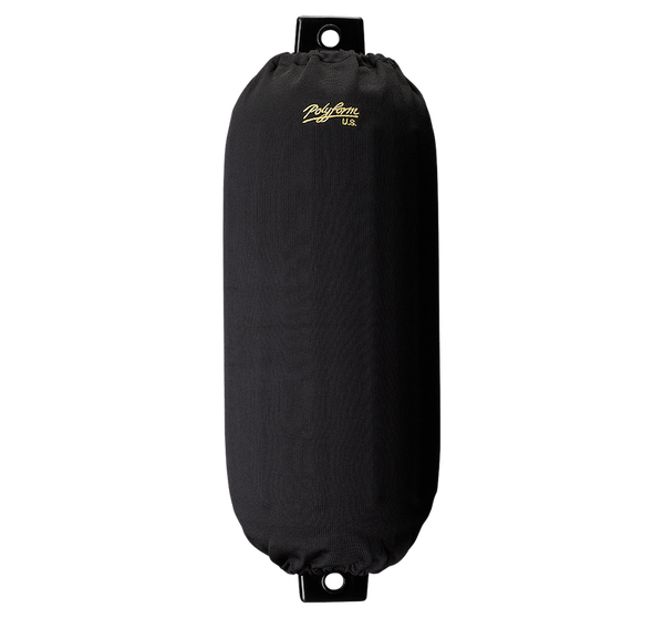 Polyform 96814497 Boat Fender Cover; EFC-Series; EFC-3 Model; For Use With Polyform HTM-3, G-6 Boat Fenders; 11 Inch Diameter x 30 Inch Length; Polyester Fabric; Black; Single