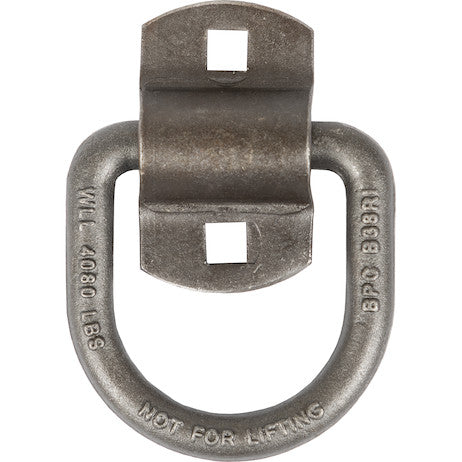 1/2'  D-RING WITH 2 HOLE BACKET