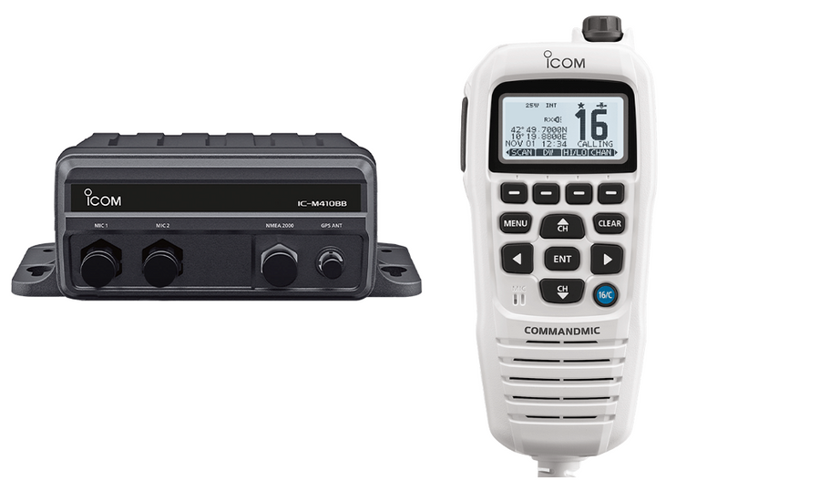 BLACK BOX VHF 2 REMOTE N2K W/ WHITE