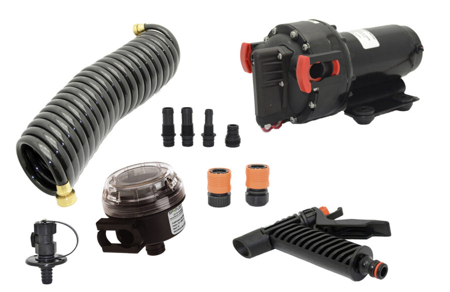 AQUJET WSHDWN KT 5.2GPM 12V W/SWIT