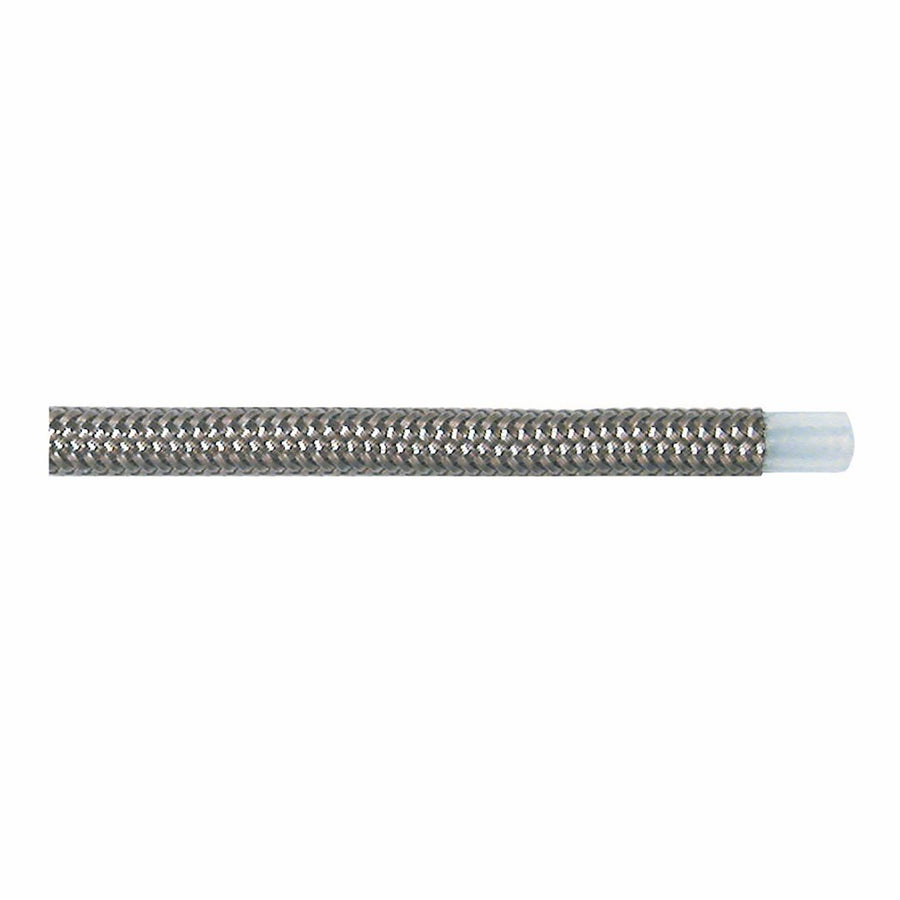 SS BRD PTFE HOSE  -6AN X 6'