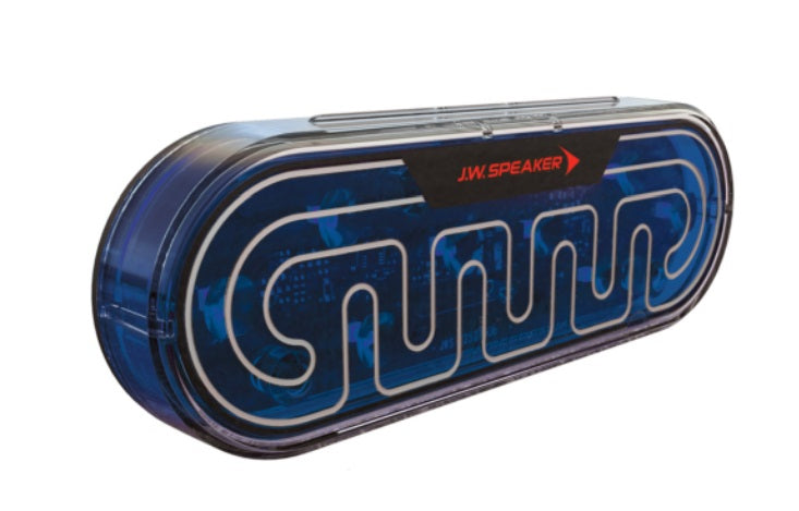 12/24V HEATED LED BLUE FLASH STROBE