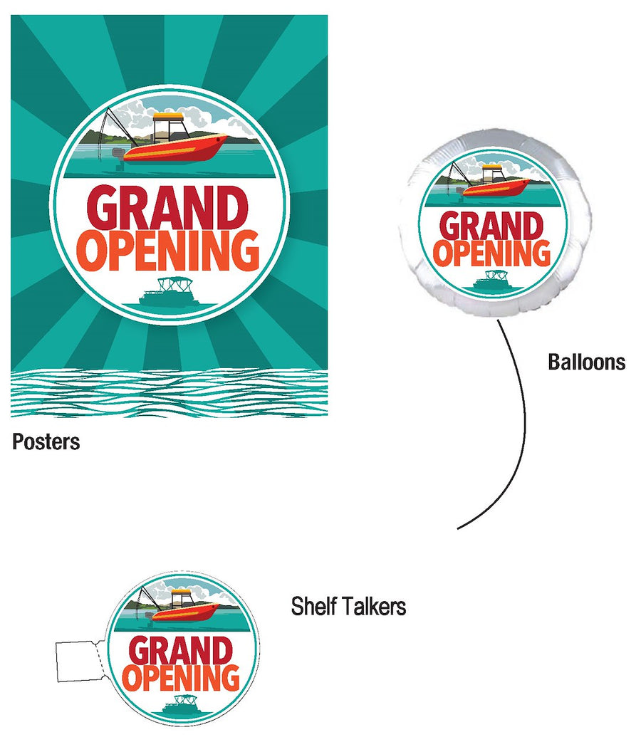 GRAND OPENING SIGN KIT MARINE