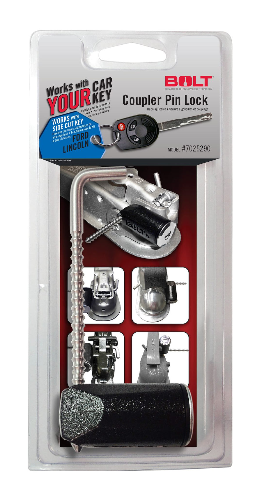 COUPLER PIN LOCK FORD SIDE CUT