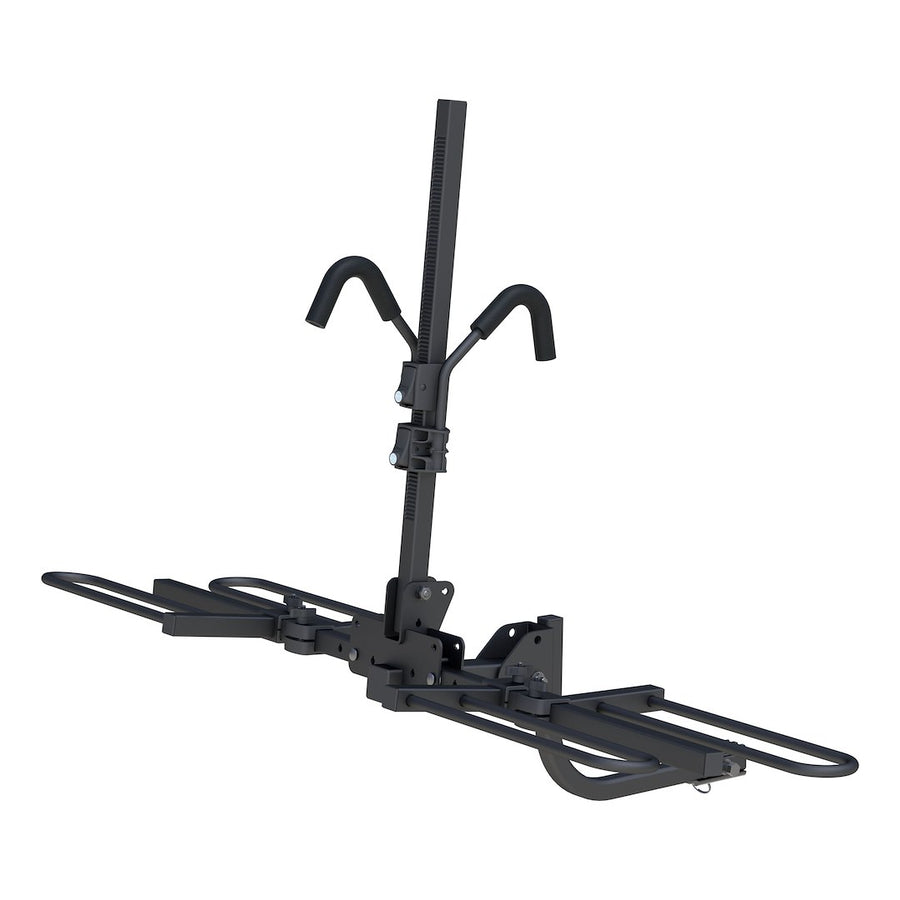 TRAY-STYLE HITCH-MOUNTED BIKE RACK