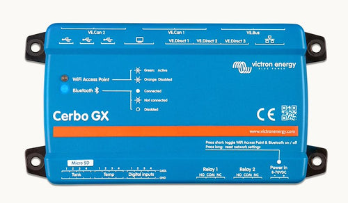 Victron Energy PP90045011 Power Management System Remote Gateway; Cerbo GX MK2; Used To Mount Cerbo GX Power Management System Remote Gateway; 8 Volt To 70 Volt DC Input Voltage