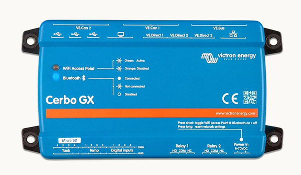 Victron Energy PP90045011 Power Management System Remote Gateway; Cerbo GX MK2; Used To Mount Cerbo GX Power Management System Remote Gateway; 8 Volt To 70 Volt DC Input Voltage