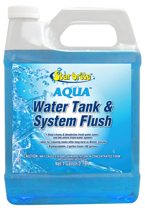Star Brite 032300 Fresh Water System Cleaner; Aqua Clean; Liquid; 1 Gallon Solution Cleans Up To 100 Gallon Of Water; 1 Gallon Jug
