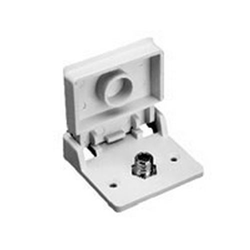 OUTLET W/CVR 75 OHM WHT