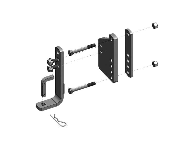 KIT  LONG L BRACKET W/ MOUNT
