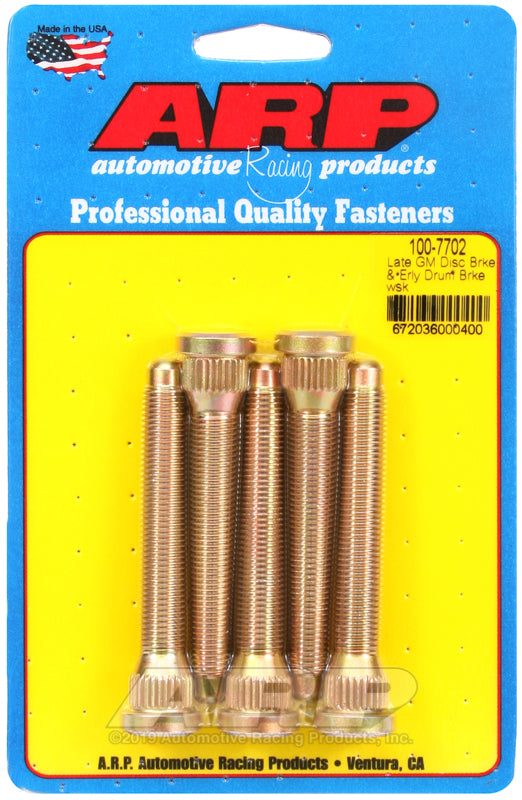 WHL STUD 7/16'X20X2 5/PCK