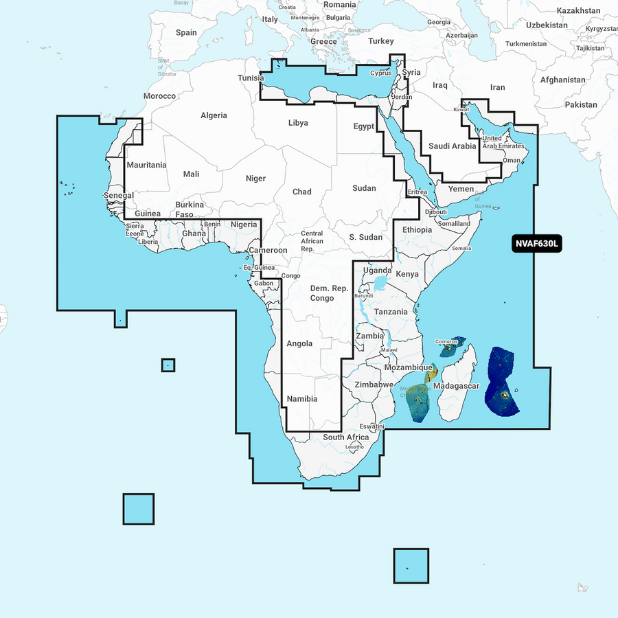 AFRICA & MIDDLE EAST GARMIN NAVIONI