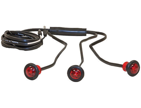 LIGHT  ID MARKER (9) LED RED 3/4IN