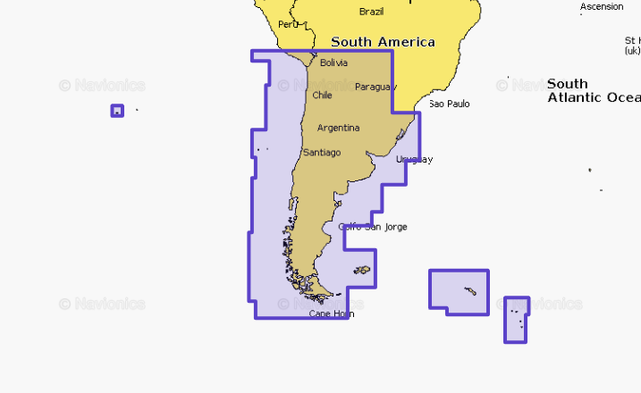CHILE  ARGENTINA & EASTER ISL.