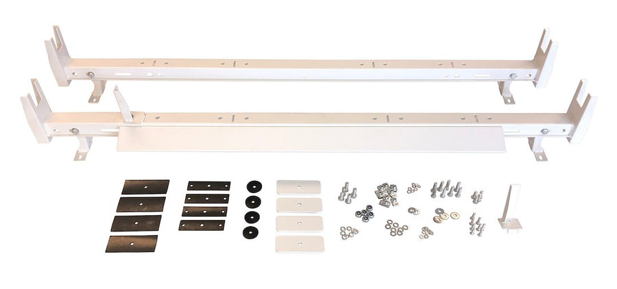 VAN RACK 2 BAR NON RG MOUNT WHITE