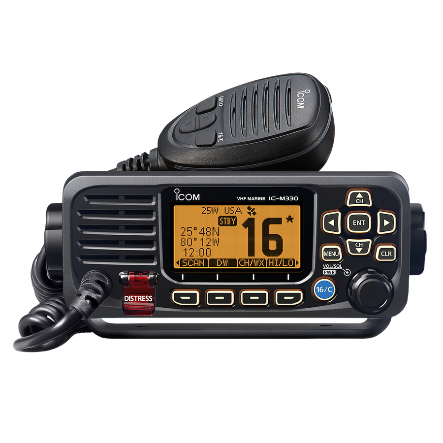 VHF  BASIC  COMPACT  W/GPS  BLACK