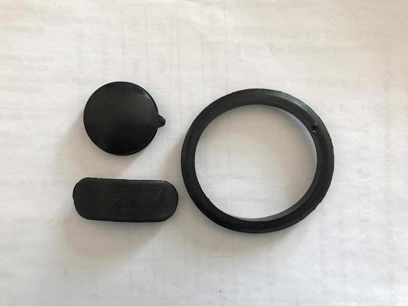 BRAKE/CRANK COVERS W/RUB SEALS
