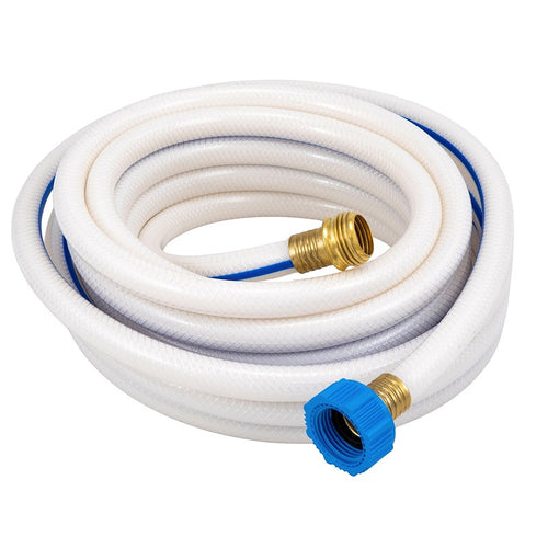 Aqua Pro W20863 Superseded from Aqua Pro 20150 (KAO) Fresh Water Hose; Used To Connect RV/ Boat To Community Water Supplier With Threaded Connection; Not Heated; 1/2 Inch Diameter; 25 Foot Length; 160 PSI Working Pressure