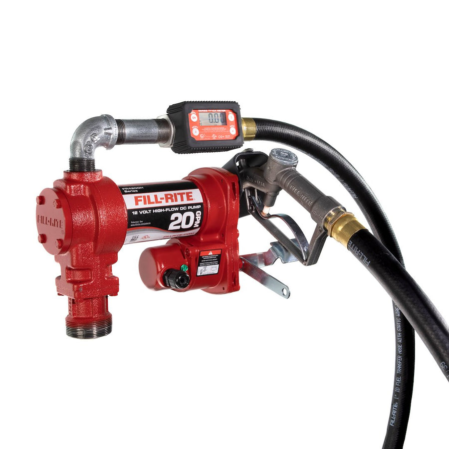 12VDC HIGH FLOW PUMP WITH IN-LINE