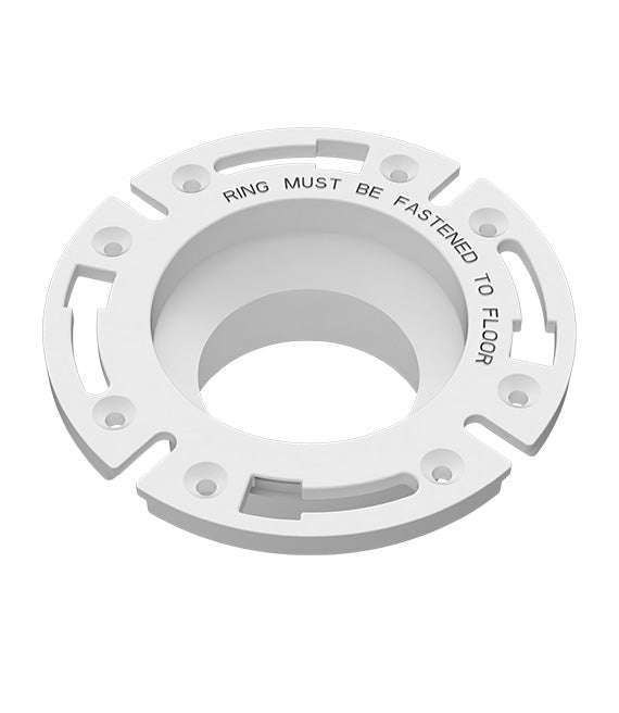 SOCKET FLOOR FLANGE  WHITE