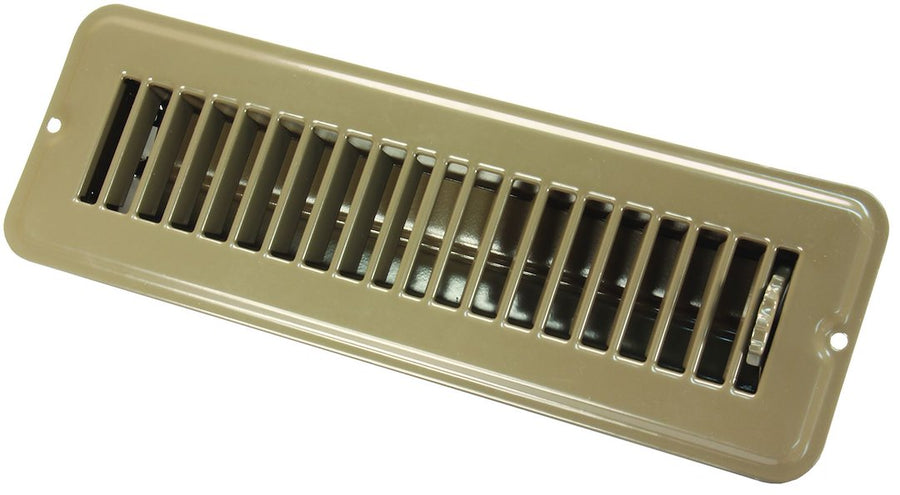 2 X 10 FLOOR REG.DMPR  MET BRN