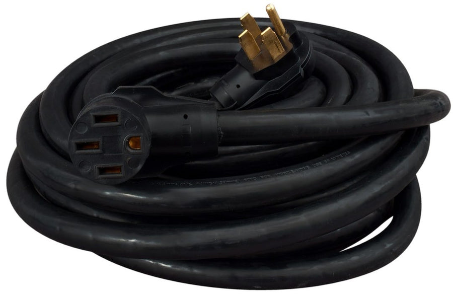 50A 50' EXT CORD  BLACK  BULK