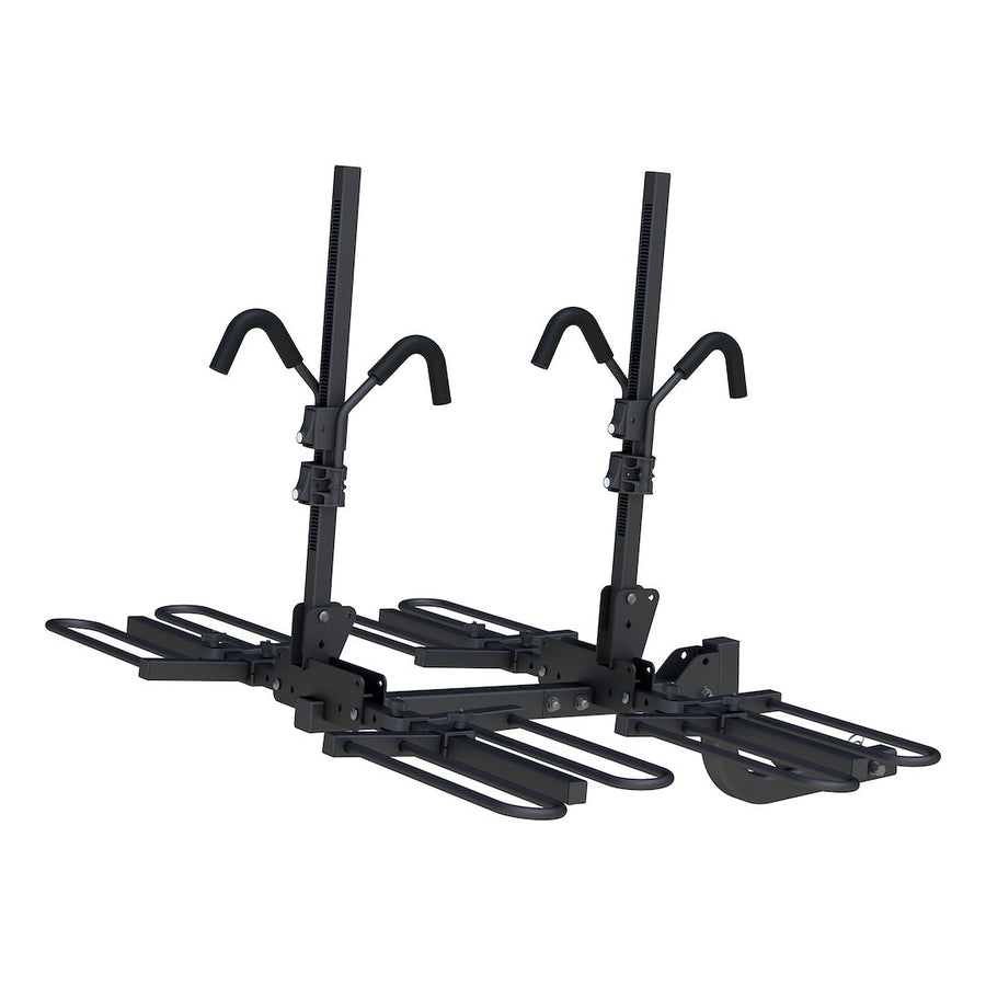 TRAY-STYLE HITCH-MOUNTED BIKE RACK