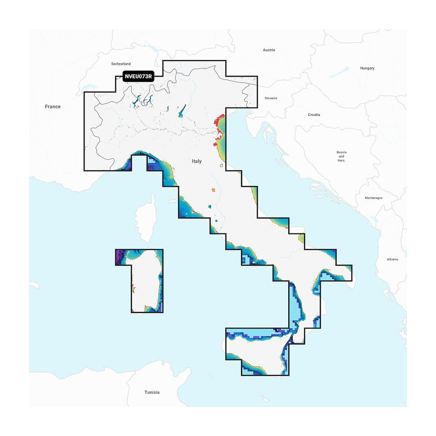 ITALY  LAKES & RIVERS GARMIN NAVION