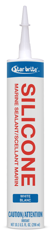 SILICONE SEALANT 10.3OZ WHT - CA