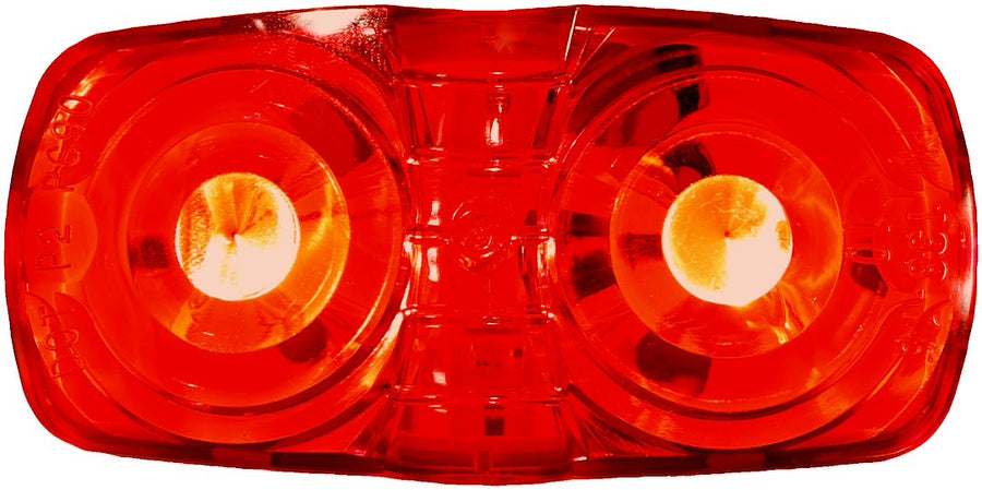 LED M/C PC MV RECT DBL BULLS-EYE  4