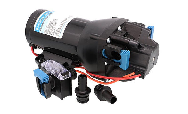 Jabsco 401J118S3A Fresh Water Pump; Par-Max™ HD4; 12 Volt DC; Self-Priming; 4 Gallon Per Minute; Shuts Off At 60 PSI